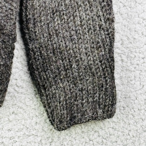 Helmut Lang Alpaca Sweater Women's Small Gray Wool Long Sleeve Turtleneck - Picture 3 of 11