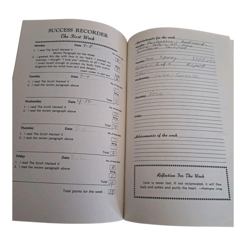 OG Mandino Three Volumes in One Hardcover The Greatest Salesman Secret Miracle - Imagen 4 de 13