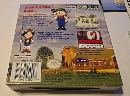 Harvest Moon 1 GBC Nintendo Gameboy Color Complete CIB Authentic - Picture 11 of 11
