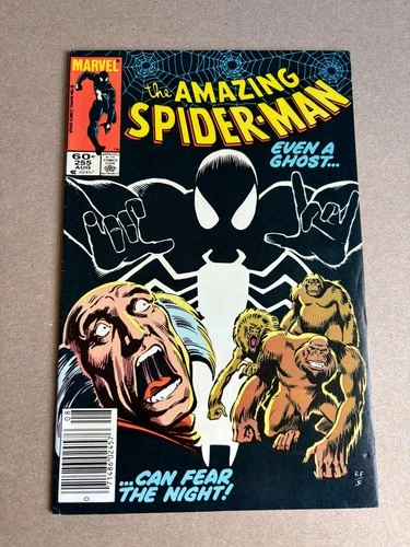 Amazing Spider-Man #255 VF- Mark Jewelers Newsstand 1st Black Fox (Marvel 1984)