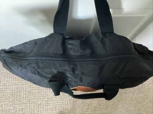 X Large black-Reusable-Shopping Bag Tote Bag-Fold Away Bag-zipped-Hong Kong-Logo - Picture 4 of 8