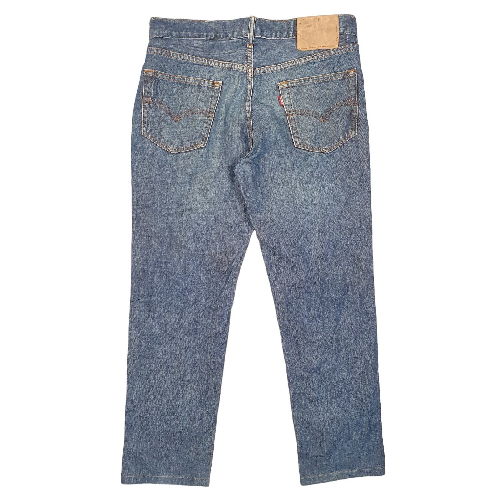 LEVIS Casual Jeans Regular Fit Blue Denim Trousers Mens W32 L27 image 3