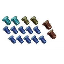 Metric Brake Line Fitting Kit For 3/16" Tubing ISO Bubble Flare SAE OE Zinc 16pc
