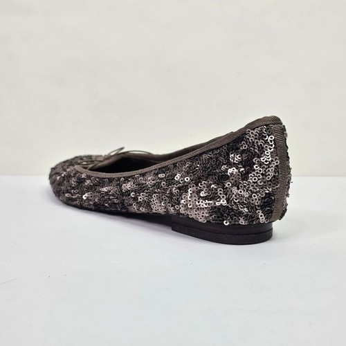 Adrianna Papell Pewter Zoe Sequin Ballet Flats - Picture 5 of 8