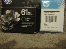 HP CH563WN Black Ink Cartridge Genuine OEM NEW  61 61XL AUG/2027
