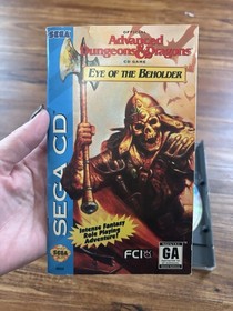 Advanced Dungeons & Dragons: Eye of The Beholder (Sega CD, 1994) Complete
