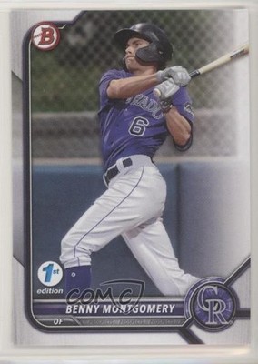 2022 Bowman 1st Edition Benny Montgomery #BPPF-73 1m8