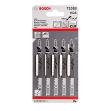 Cuchillas De Sierra De Calar Bosch T101B Clean Para Madera (Paquete De 5)