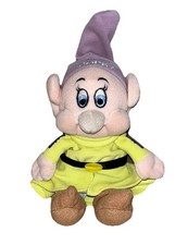 Disney Snow White 7 Dwarfs Plush Stuffed Animal Dopey 2001