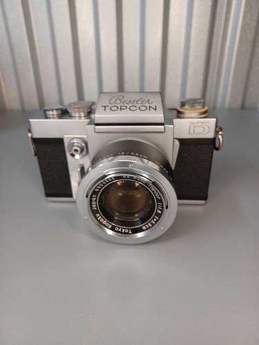 Beseler Topcon Super D W With Auto -Topcor 1:8 f=5.8cm Lens- Case . Not Film Tes - Picture 2 of 21