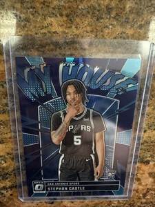 2024-25 Panini Donruss Optic - My House Stephon Castle #16 Purple Prizm (RC)