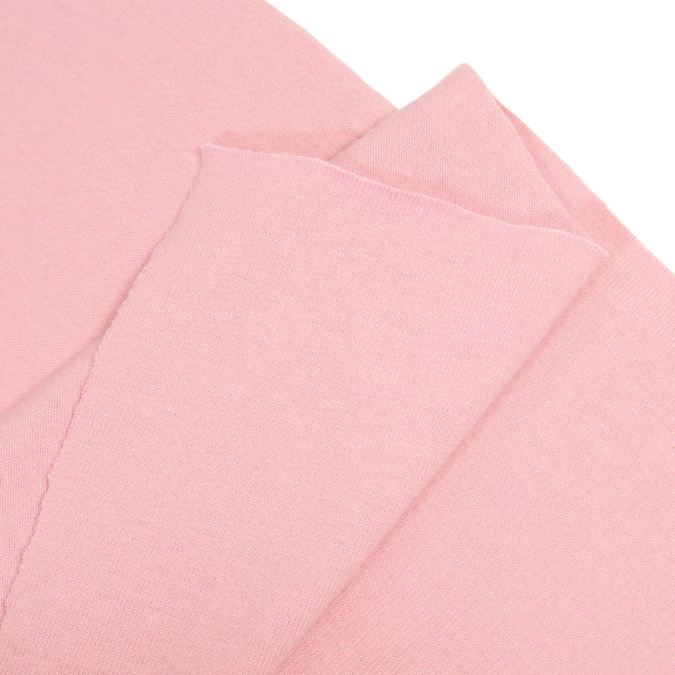 Material de costura remanente de panel de tela tejida jersey rosa chicle liso Foto 3 de 3