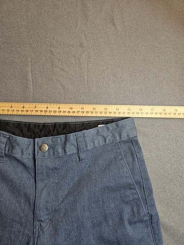 Volcom Shorts Mens 30 Blue Chino Classic Fit Casual Walk Skateboard - Picture 4 of 9