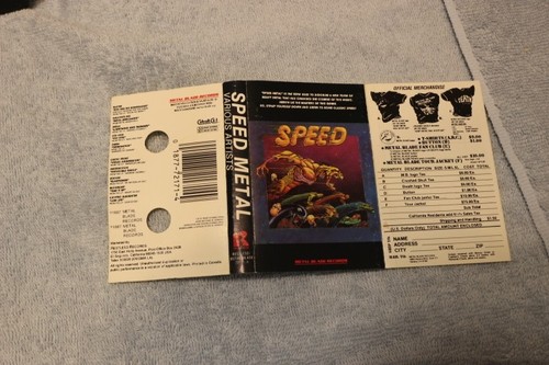 SPEED METAL-"VARIOUS ARTISTS", METAL BLADE RECORDS 72171-4, 1987, EXCELLENT - Picture 2 of 3