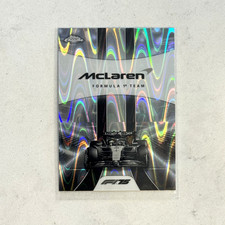 2025 Topps Chrome Formula 1 F1 #176 Maclaren Black & White Raywave Refractor