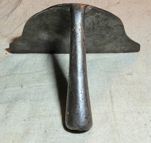 ANTIQUE HAND-FORGED DOUGH BOX SCRAPER TOOL PRIMITIVE BLACKSMITH MADE OF STEEL - Picture 3 of 14