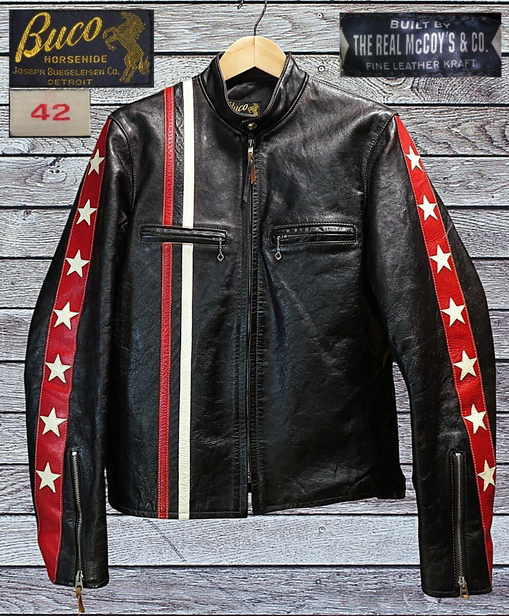 The Real McCoy's Leather Outer Shell Coats, Jackets & Vests for