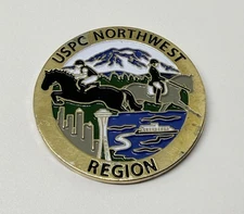 USPC Northwest Region Pony Clubs Space Needle Ferry Mt Rainier Lapel Pin (P182)