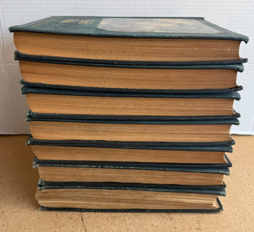 Vintage 1928 Book Trails Vol 1, 3-8 Shepard and Lawerence Rare Color HC Set Lot - Bild 4 von 6