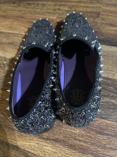 After Midnight Te Black Spikes Slipper Rauchen Herren Halloween Schuhe Größen: 10 - Bild 4 von 8
