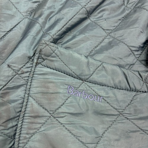 Barbour Jacket Adult Large Blue Quilted Hunting Country Field Lined Coat Mens - Picture 5 of 11