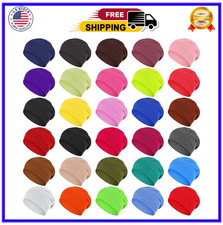 30 Pieces Colorful Slouchy Beanie Hat Bulk Homeless Hat Winter Warm Skull Cap...