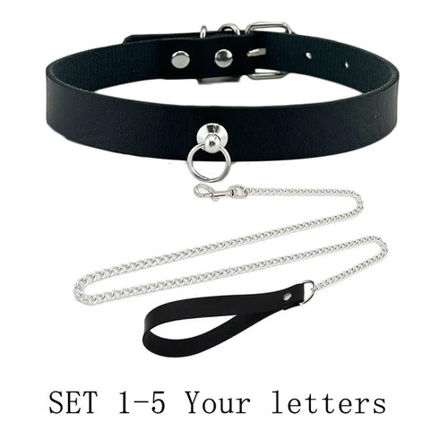 Gargantilla Bonita Collar Gargantilla Cuero Pu Papá Punk Junta Tórica Hebilla Personalizada V9 - Imagen 27 de 30