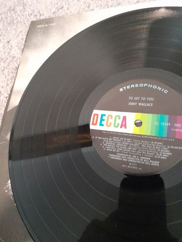 Jerry Wallace - To Get To You Vinyl - Foto 6 di 8