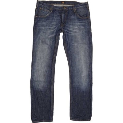 Lee Zed  Herren Blau Straight Regular  Jeans W36 L33 (81016)