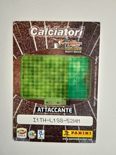 CARD CALCIATORI SERIE A ADRENALYN XL PANINI 2014/15 FIORENTINA ROSSI n 117/370 - Picture 2 of 2