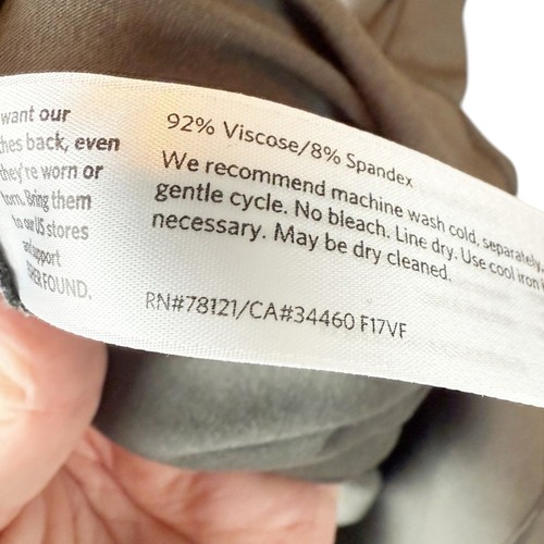Eileen Fisher 3/4 Ärmel Viskose Jersey V-Ausschnitt Etuikleid Gr. Petite S Ash Neu mit Etikett - Bild 4 von 7
