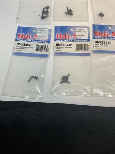 NOS Lot of 18 Heli-Max Heli Max Parts For Novus CX R/C Electric Helicopter - Picture 5 of 10
