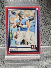 Will Levis 2025 Donruss Red Press Proof Tennessee Titans