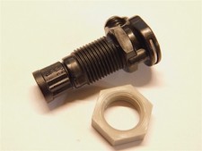 1 CPC PMCD18042812 1/4 -28 Flat Bottom Port Valved Panel Mount Coupling Body