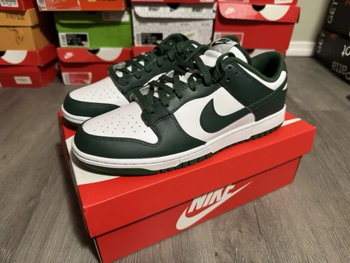 Nike Dunk Low Michigan State Men’s Size 11.5 NEW DD1391-101