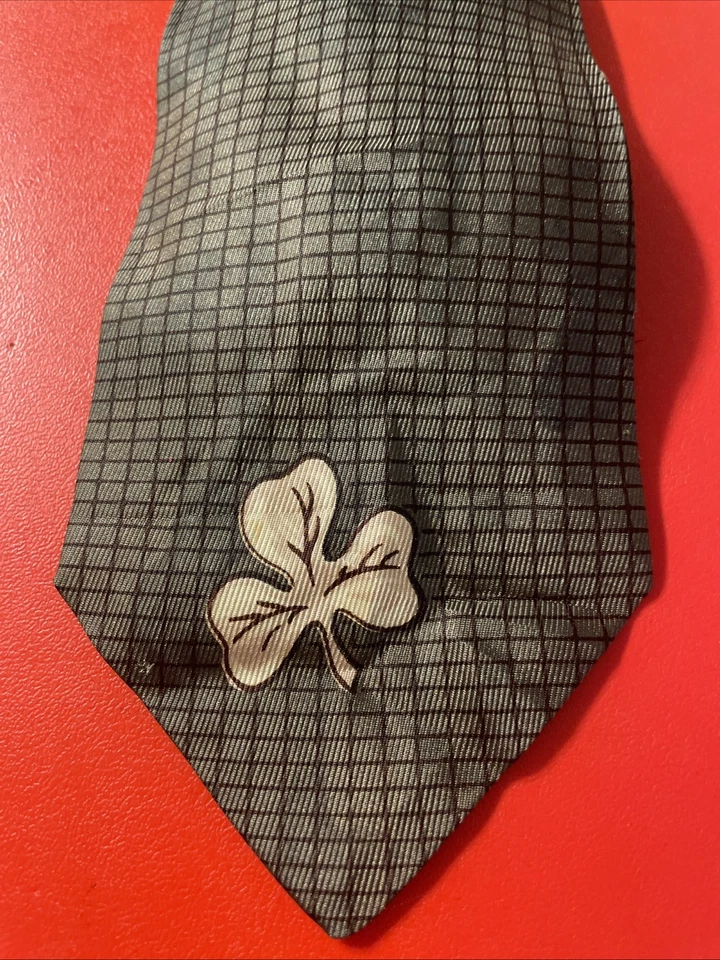 Corbata oscilante vintage años 40 Rayón Sir By Botany Atomic Art Deco tema irlandés Rockabilly Foto 2 de 4