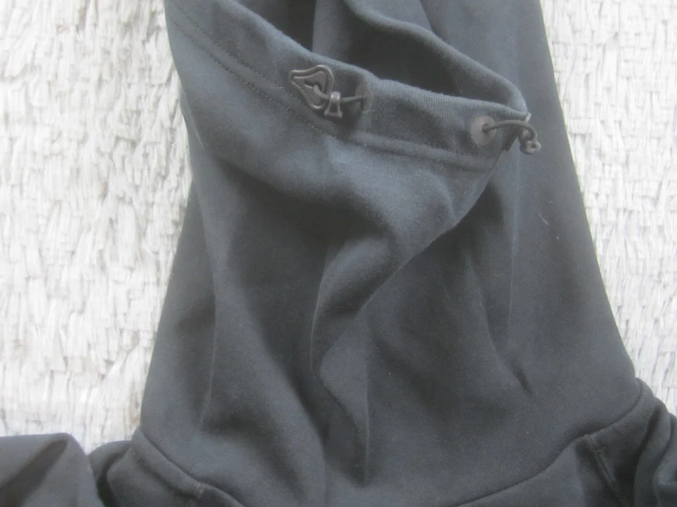 Nike Sweatshirt Womens Small Black High Neck Pullover Fleece Hoodie Sportswear - Image 4 of 4