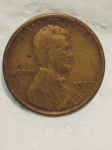 1922 D ~ LINCOLN WHEAT CENT ~ CH VG