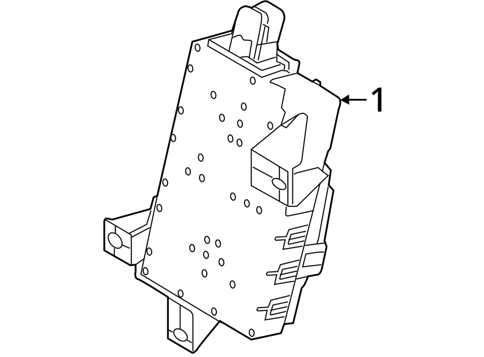 Chasis ECM multifunción ID BC2T-14C442-AB compatible con furgoneta Ford E350 10-19 4135705 Foto 3 de 3
