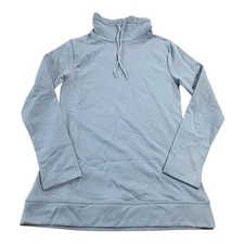 Piper Smartpak Pullover Sweatshirt Women’s S Blue Mock Neck Soft French Terry