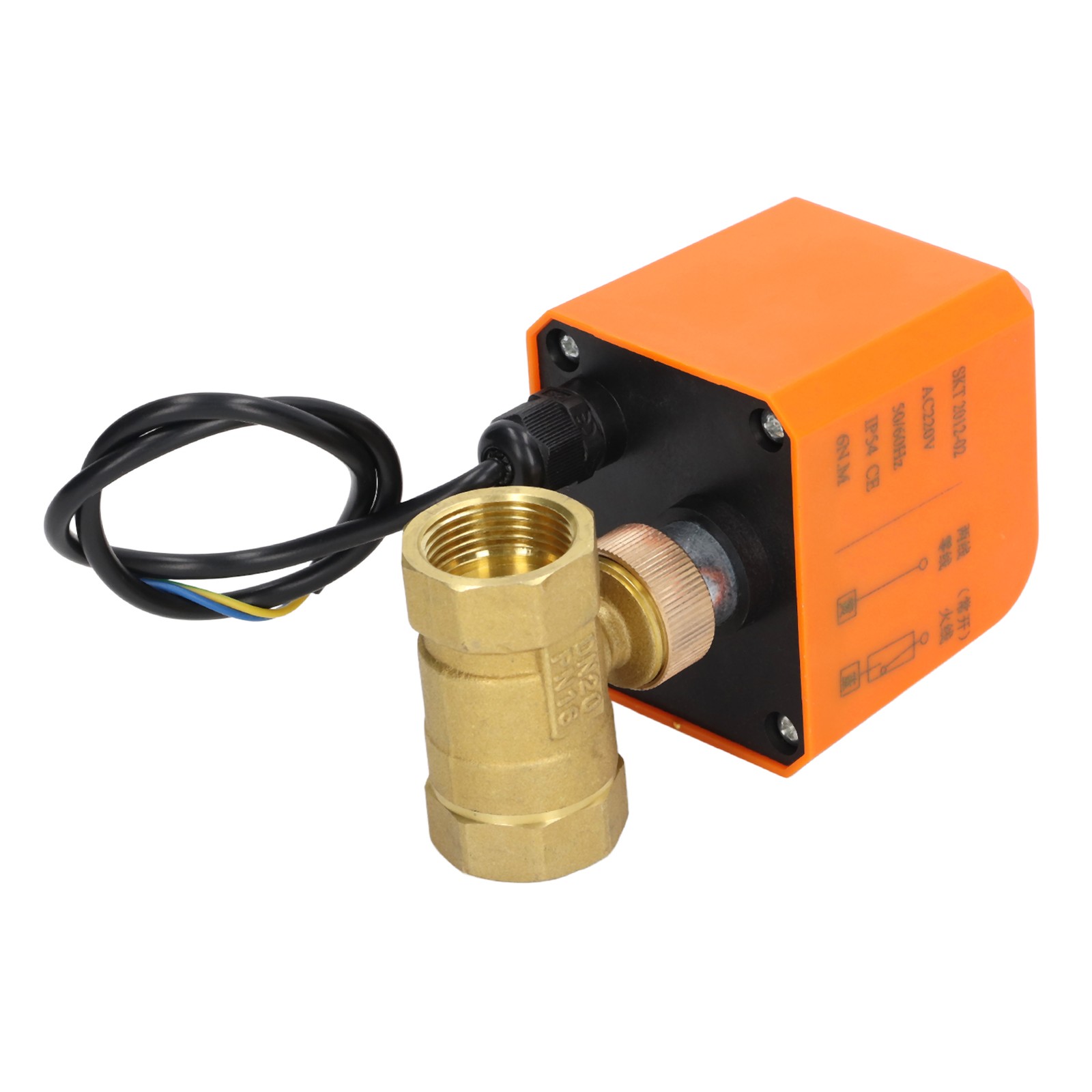 Motorized Ball Valve 2 Way 2 Wire Normal Open Electric Ball Valve With DN20 Inte