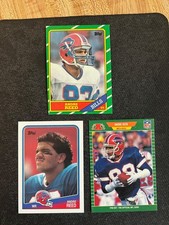 1986 TOPPS FOOTBALL ANDRE REED RC #388 BILLS EX and 1988 and 89