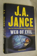 Web Of Evil   by  J.A. Jance (2007, Hardcover )