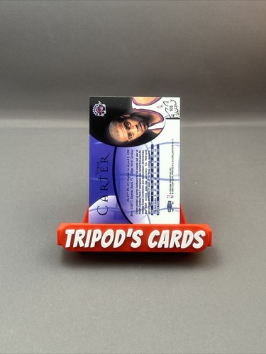1998-99 Fleer Brilliants Vince Carter novato radiocontrol #105 Raptors - Imagen 2 de 3