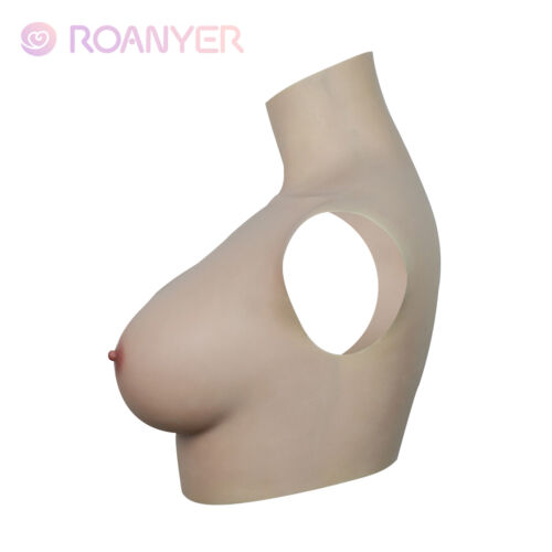 Forma de pecho de silicona Roanyer taza gigante tamaño G tetas falsas travesti defectos - Imagen 3 de 18