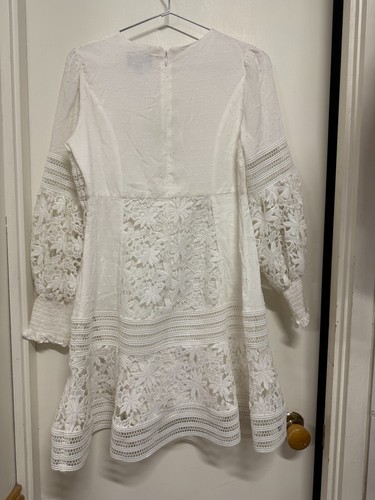 Girls BARDOT White L/S Dual Layer Dress - Size 14yrs (T43) - Picture 5 of 5