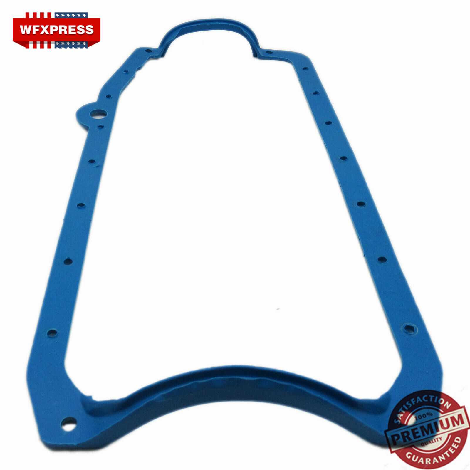 SBC Oil Pan Gasket Blue For SB Chevy V8 265 283 327 350 383 400 Pre 79