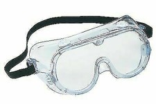 GENUINE 3M Impact Chemical Splash Resistant Goggles Eye PPE Blocks 99% UV