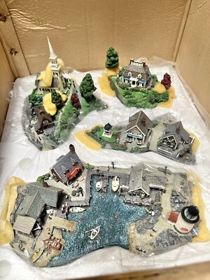 ~売り切りSALE~【ダンバリーミント】Fisherman's Cove DANBURY MINT Fisherman's Cove by Colin Gough- Fishing