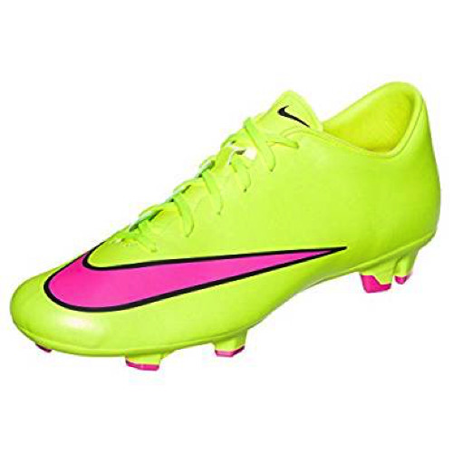 Nike Mercurial Victory V FG Soccer Shoes Cleats Men's Size 8.5 Volt/Hypr Pnk Blk Nike Mercurial Victory V FG Soccer Shoes Cleats Men's Size 8.5 Volt/Hypr Pnk Blk